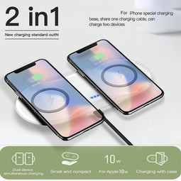 Wireless Charger Dual Mobile Phone Charger