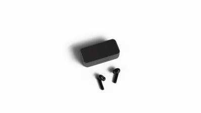 Mini Wireless Earbuds Bluetooth 5.3 in Ear Light-Weight Headphones Built-in Microphone, IPX5 Waterproof, Immersive Premium Sound Long Distance Connection Headset with Charging Case, Black