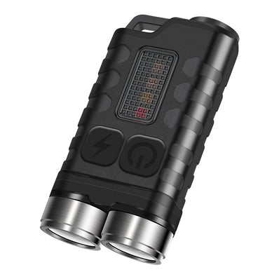 Portable Keychain Light Waterproof Magnetic Work Light Rechargeable Flashlight