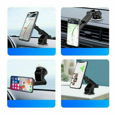 Dual Suction Cup Magnetic Phone Holder