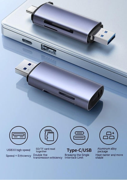 Multi-function In One Large Sd Memory Card Conversion Tf Type-c Comput ...