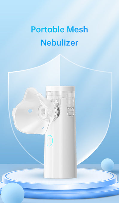 Household Medical Portable Handheld Nebulizer Children Mute Bilateral Ultrasonic Micro-grid Atomizer