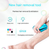 Women's Crystal Hair Remover Convenient Gentle Exfoliating Hair Removal Tool Grinder