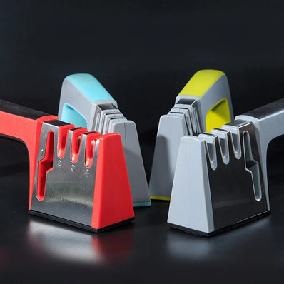 4 in 1 Knife Sharpener Ceramic Kitchen Knife Shears Scissors Sharpening Tools
