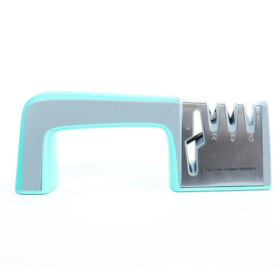 4 in 1 Knife Sharpener Ceramic Kitchen Knife Shears Scissors Sharpening Tools