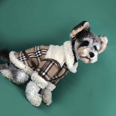 Dog Winter Clothing Plus Velvet Thickening