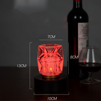 Bar Atmosphere Table Crystal Lamp Led Lights Charging