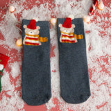 Autumn and winter cartoon christmas socks
