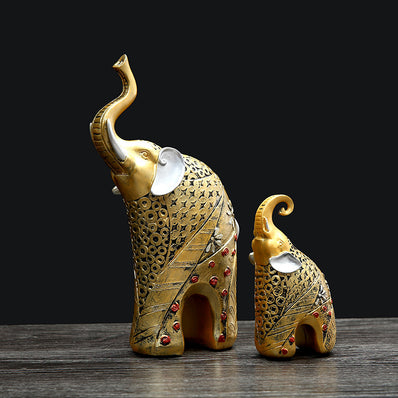 Antique Mother and Child Elephant Decoration | Unique gift sets