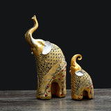 Antique Mother and Child Elephant Decoration | Unique gift sets