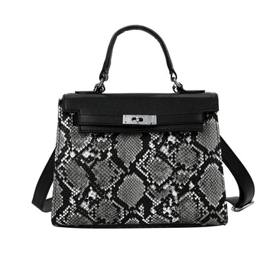 Fashion Snake Platinum Bag