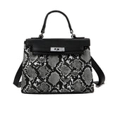 Fashion Snake Platinum Bag