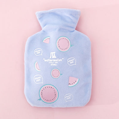 Fruit plush hot water bottle