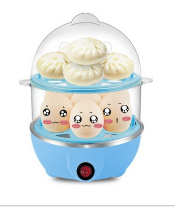 Egg cooker and steamer (14 egg double-layer )