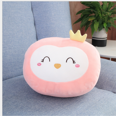 Cute cartoon down cotton winter warm pillow