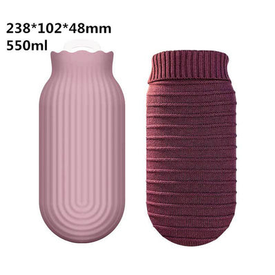 Cute Silicone Hot Water Bottle Hand Warmer