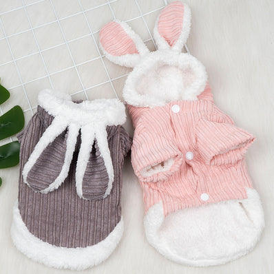 Cute Rabbit Sweater Autumn And Winter Clothes Pet Teddy Dog Clothes