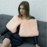 Faux Fur Shawl Autumn And Winter New Fashion Jacket