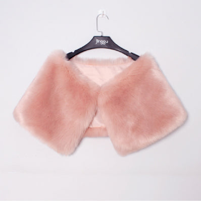 Faux Fur Shawl Autumn And Winter New Fashion Jacket