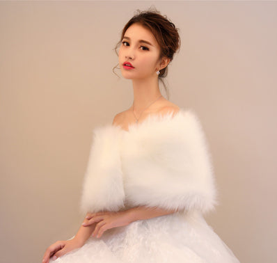 Faux Fur Shawl Autumn And Winter New Fashion Jacket