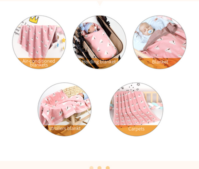 European And American Super Soft Knitted Baby Blanket