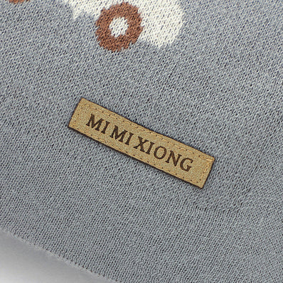 Knitted Car Jacquard Blanket  Windproof Cover