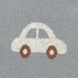 Knitted Car Jacquard Blanket  Windproof Cover