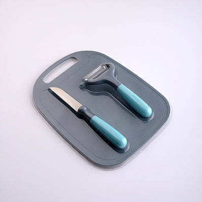 Ceramic Fruit Knife Peeler Cutting Board (3 in 1)