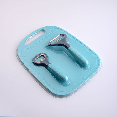 Ceramic Fruit Knife Peeler Cutting Board (3 in 1)