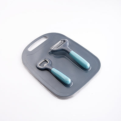 Ceramic Fruit Knife Peeler Cutting Board (3 in 1)