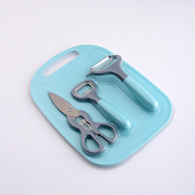 Ceramic Fruit Knife Peeler Cutting Board (3 in 1)