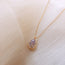 Crystal Water Drop Pendant Necklace Women