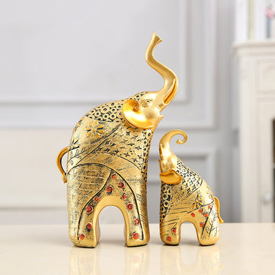 Antique Mother and Child Elephant Decoration | Unique gift sets