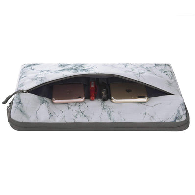 Canvas marble zipper computer bag