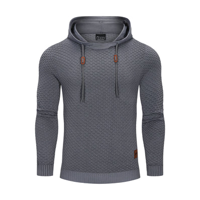 Sports Elastic Men Casual Hoodies