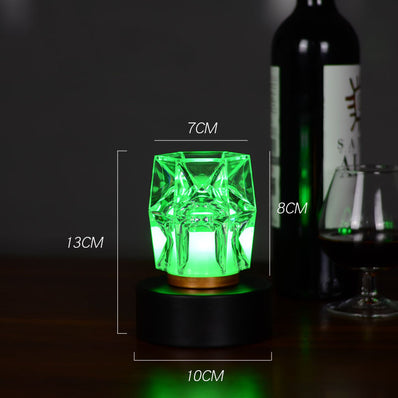 Bar Atmosphere Table Crystal Lamp Led Lights Charging