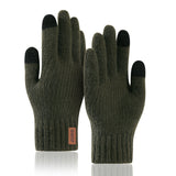 Knitted Woolen Cold Weather Gloves For Men