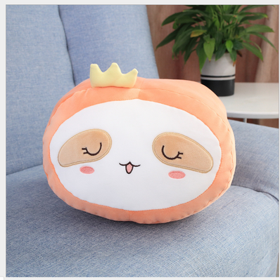 Cute cartoon down cotton winter warm pillow