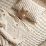 Cute Baby Bear Soft Fluffy Blanket Half Velvet