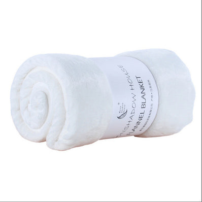 Autumn / Winter Cashmere Blanket Solid Color Fake Fur Single Sofa Blankets