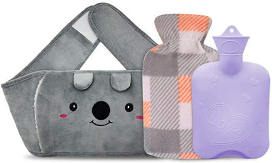Hot Water Bottle Belt Three-piece Set
