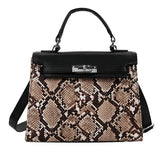 Fashion Snake Platinum Bag