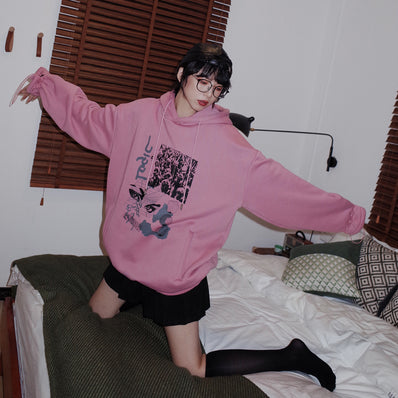 Lazy Hooded Sweatshirt