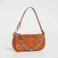 Brown underarm bag
