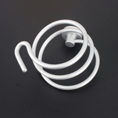 Hair Dryer Holder Bathroom Wall Storage Shelf Organizer Stand Hooks