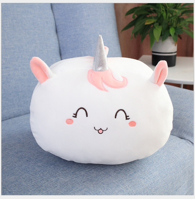 Cute cartoon down cotton winter warm pillow