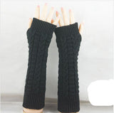 Extended Open-fingered Gloves For Women Korean Version