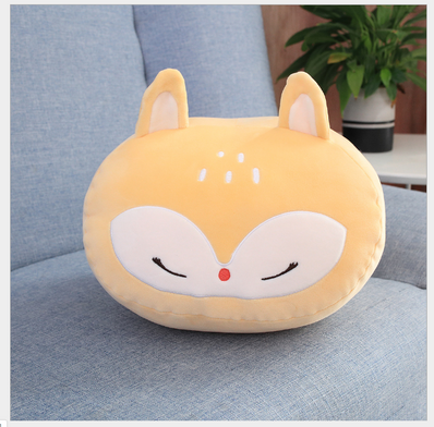 Cute cartoon down cotton winter warm pillow
