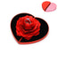 3D Box Heart-shaped Rose Flower Rotating Ring Box Valentines Day Gift