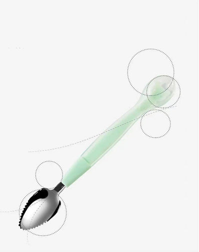 Baby Spoon Stainless Steel Silicone
